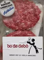Mängden socker i Burger Meat de Vadella (Americana)