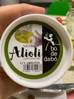 Mängden socker i Salsa fresca alioli tarrina