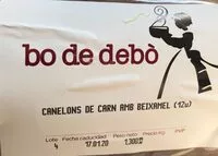 Mängden socker i Canelones de carne