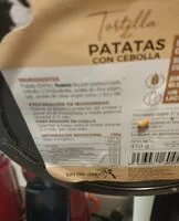 Mängden socker i Tortilla de Patatas con cebolla