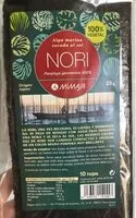 Mängden socker i Alga Nori
