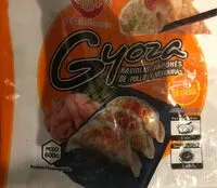 Mängden socker i Gyozas de pollo y verdura