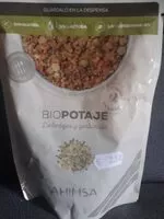 Mängden socker i Potaje de lentejas y garbanzos