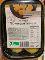 Mängden socker i Bio nuggets veganos