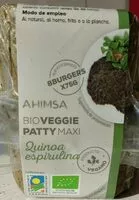 Mängden socker i Bio veggie Patty Maxi, quinoa espirulina
