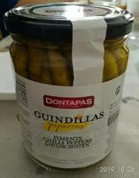 Mängden socker i Guindillas "piparras"