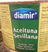 Mängden socker i Aceitunas