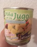 Mängden socker i Pińa en su jugo