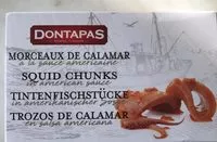 Mängden socker i Bouchées de calamars