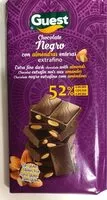 Mängden socker i Chocolate negro con almendras enteras extrafino