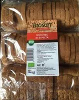 Mängden socker i Biscotes de espelta