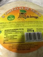 Mängden socker i 8 Tortillas de trigo