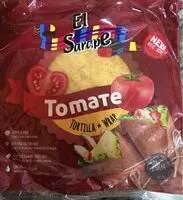 Mängden socker i El Sarape Tortilla + Wrap Tomate