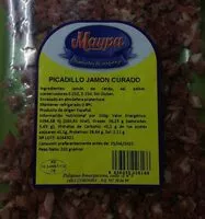 Mängden socker i Picadillo de jamón curado