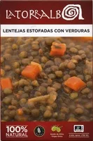 Mängden socker i Lentejas estofadas con verduras