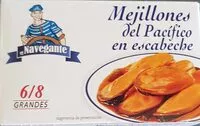 Mängden socker i Mejillones escabeche El Navegante