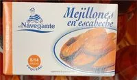 Mängden socker i Mejillones en escabeche