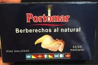 Mängden socker i Berberechos de las rías gallegas al natural