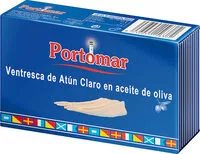Mängden socker i Ventresca de atún claro aceite de oliva