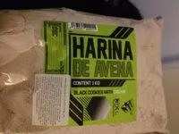 Mängden socker i Farine d'Avoine Black Cookies with Cream