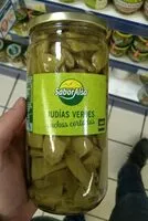 Mängden socker i Judías verde anchas cortadas