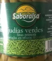 Mängden socker i Judias verdes