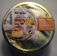 Mängden socker i Flam d’ou amb poma