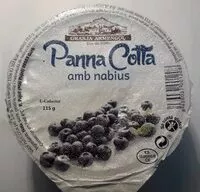 Mängden socker i Panna Cotta amb Nabius