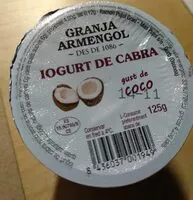 Mängden socker i Iogurt de cabra gust de coco