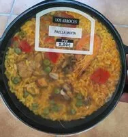 Mängden socker i Paella mixta