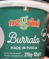 Mängden socker i Burrata