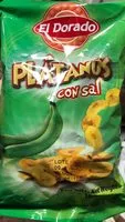 Mängden socker i Plátanos con sal
