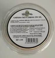 Mängden socker i Almendra Frita Comuns con sal