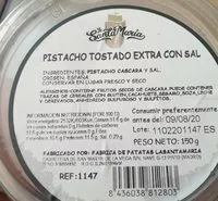 Mängden socker i Pistacho