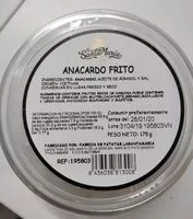 Mängden socker i Anacardo frito