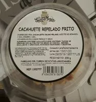 Mängden socker i Cacahuete repelado frito