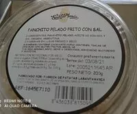 Mängden socker i Panchito pelado frito con sal