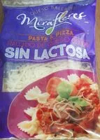 Mängden socker i Queso rallado sin lactosa