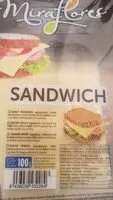 Mängden socker i Fromage tranche sandwich