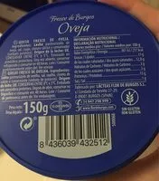 Mängden socker i Queso fresco de burgos oveja