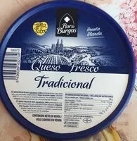 Mängden socker i Queso fresco Flor de Burgos