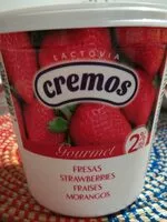 Mängden socker i Yaourt cremos à la fraise 2%mg