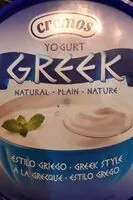 Mängden socker i Yogurt Greek Natural estilo Griego
