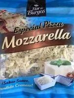 Mängden socker i Mozzarella especial pizza