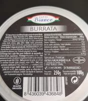 Mängden socker i Burrata