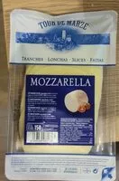 Mängden socker i Tranche mozzarella