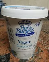 Mängden socker i Yogur Natural Flor de Burgos