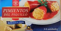 Mängden socker i Pimientos del piquillo rellenos de atún