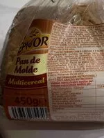 Mängden socker i Pan de molde multicereal