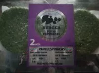 Hamburguesa de pavo y espinacas